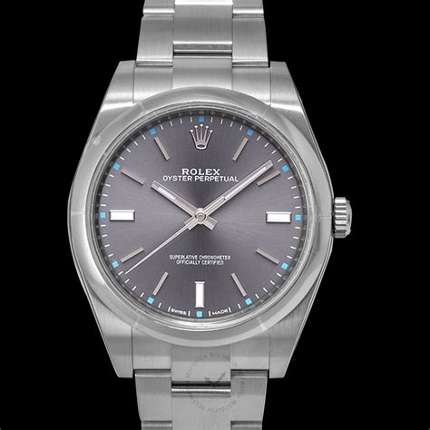 rolex oyster perpetual grey|Rolex Oyster Perpetual white face.